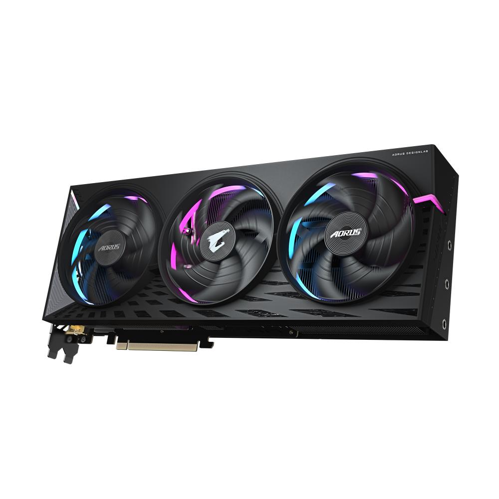 Graphics Card GIGABYTE AMD Radeon RX 9070 XT 16 GB GDDR6 256 bit PCIE 5.0 16x Triple slot Heatpipe 2xHDMI 2xDisplayPort R9070XTAORUSE-16GD1.0