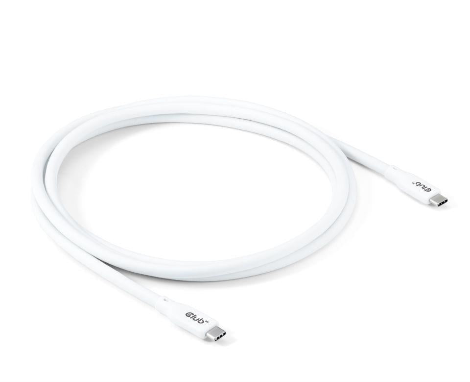 CABLE USB-C TO USB-C 2M/M/M WHITE CAC-3001 CLUB3D