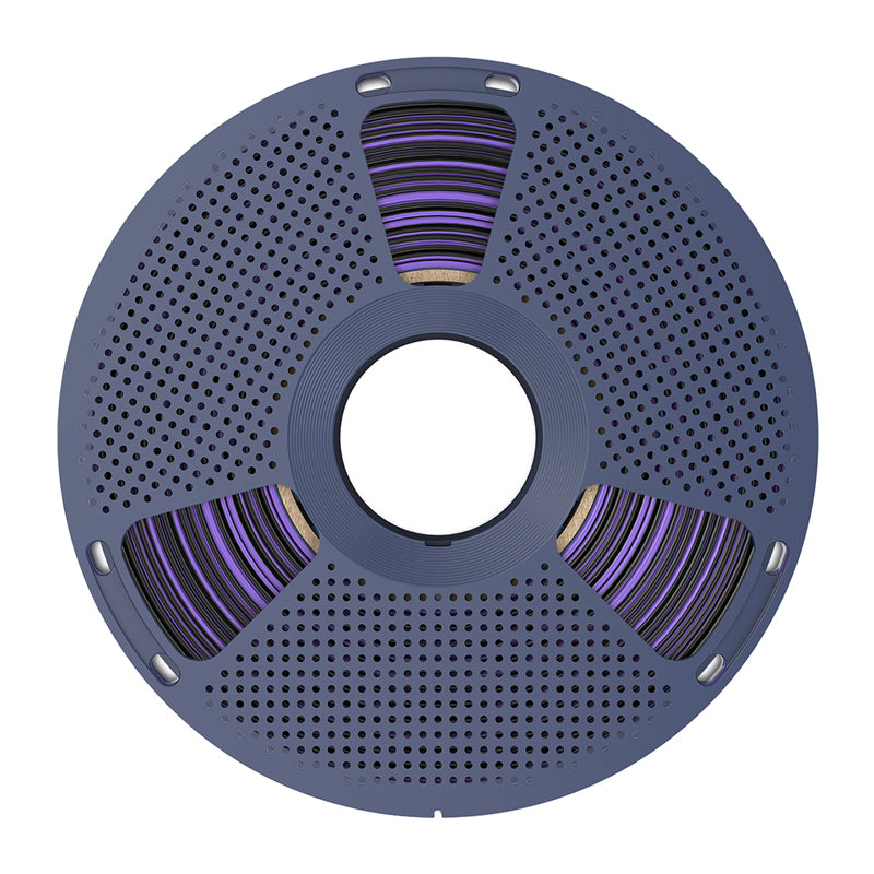 Sunlu PLA+ Silk Dual Color Filament (Black and Purple) - Image 3