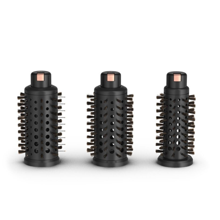 Rowenta | Styling Hair Brush | CF9620 | Temperature (max) 80 °C | Number of heating levels 3 | Black/Gold Rose