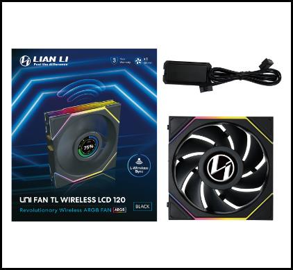 CASE FAN 120MM WRL/G99.12TLLCD1W1B.00 LIAN LI