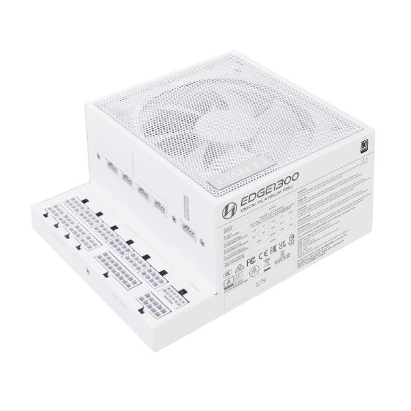 Power Supply LIAN LI EDGE1300 1300 Watts Efficiency 80 PLUS PLATINIUM PFC Active G9P.EG1300.WE00.EU
