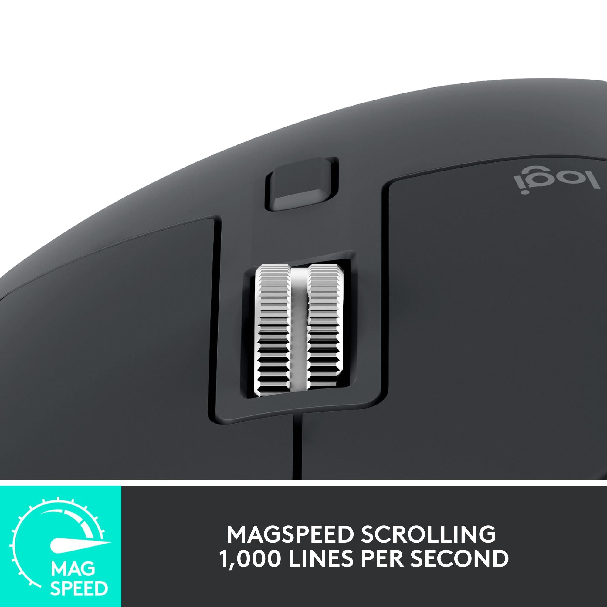 MOUSE BLUETH OPTICAL MASTER 3S/BLACK 910-006559 LOGITECH