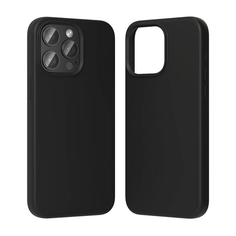 Vention KUFB0-40 Silicone Case for iPhone 15 Pro Max (black) - Image 1