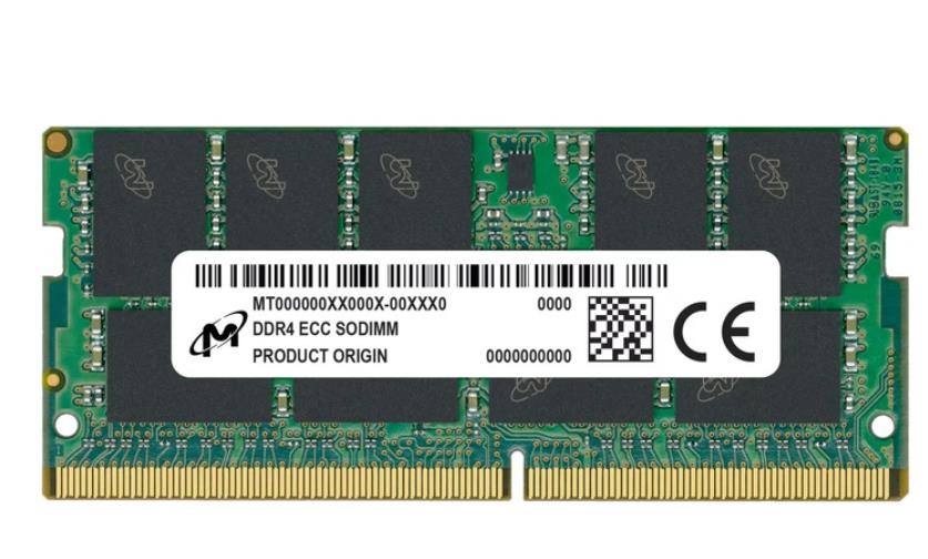 Server Memory Module MICRON DDR4 32GB ECC 3200 MHz CL 22 1.2 V MTA18ASF4G72HZ-3G2R