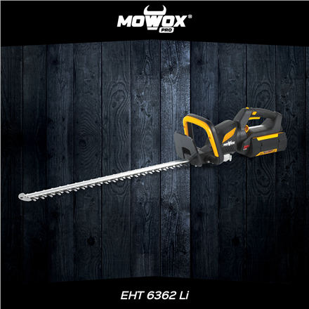 MoWox | 62V Excel Series Hand Held Battery Hedge Trimmer With Rotating Handle (Without Battery and Charger) | EHT 6362 L