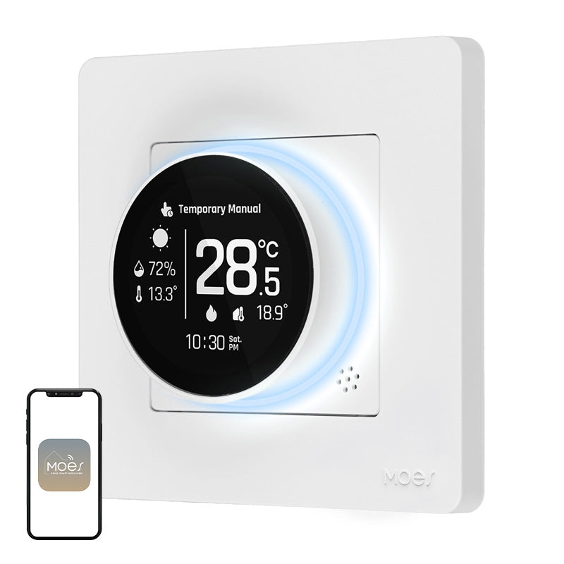 MOES ZHT-SR-GC ZigBee Thermostat for Boiler/Gas - Image 1