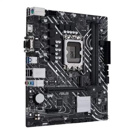 Asus | PRIME H610M-D D4 | Processor family Intel | Processor socket LGA1700 | DDR4 DIMM | Memory slots 2 | Supported ha