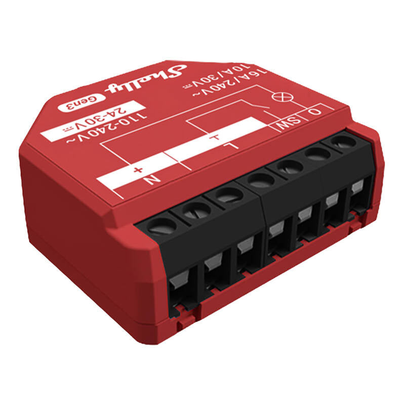 Shelly 1PM Gen3 Controller, WiFi/Bluetooth - Image 1