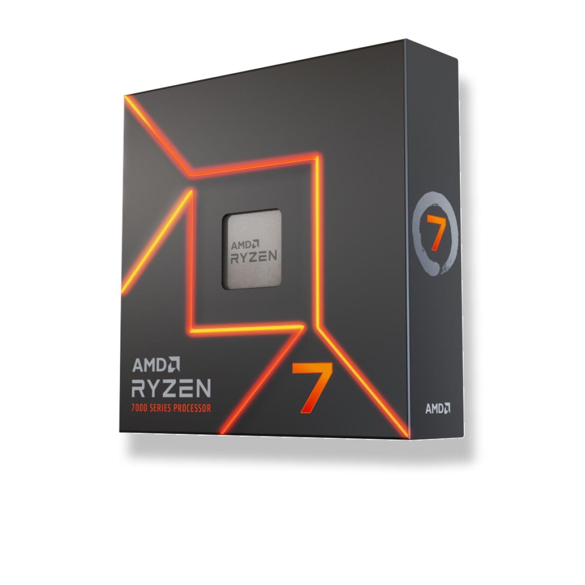 CPU AMD Desktop AMD Ryzen 7 R7-7700X 4500 MHz Cores 8 32MB Socket SAM5 105 Watts GPU Radeon OEM 100-000000591