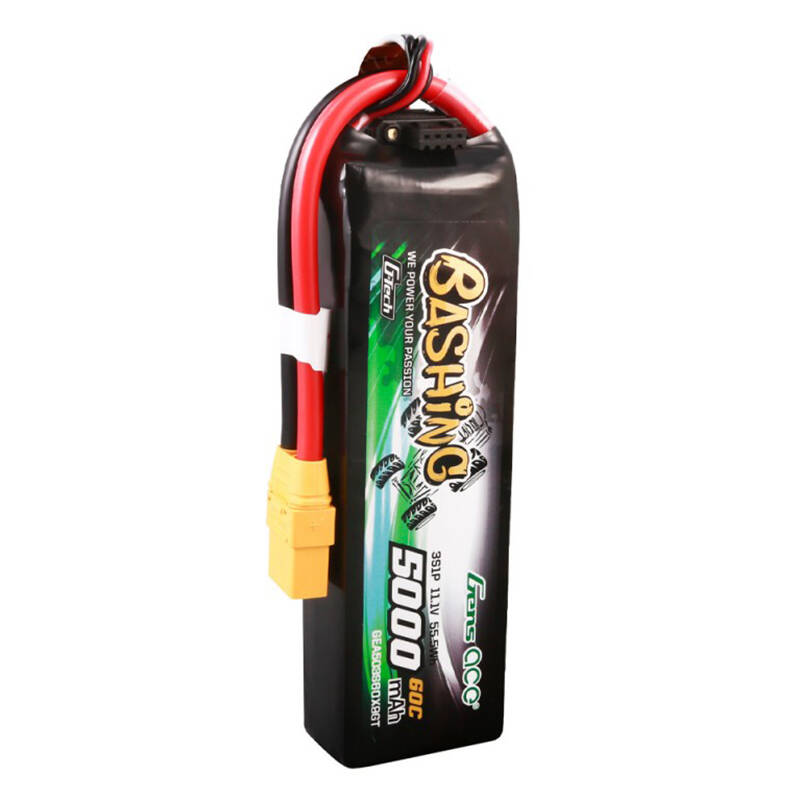 GensAce 5kmAh 11.1V 60C 3S1P battery with XT90 connector - Image 2