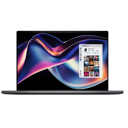 Dell XPS 16 DA16260 | Graphite | 16 " | OLED | Touchscreen | 3.2K | Intel Core Ultra X7 | 358H | 64 GB | LPDDR5x | Solid