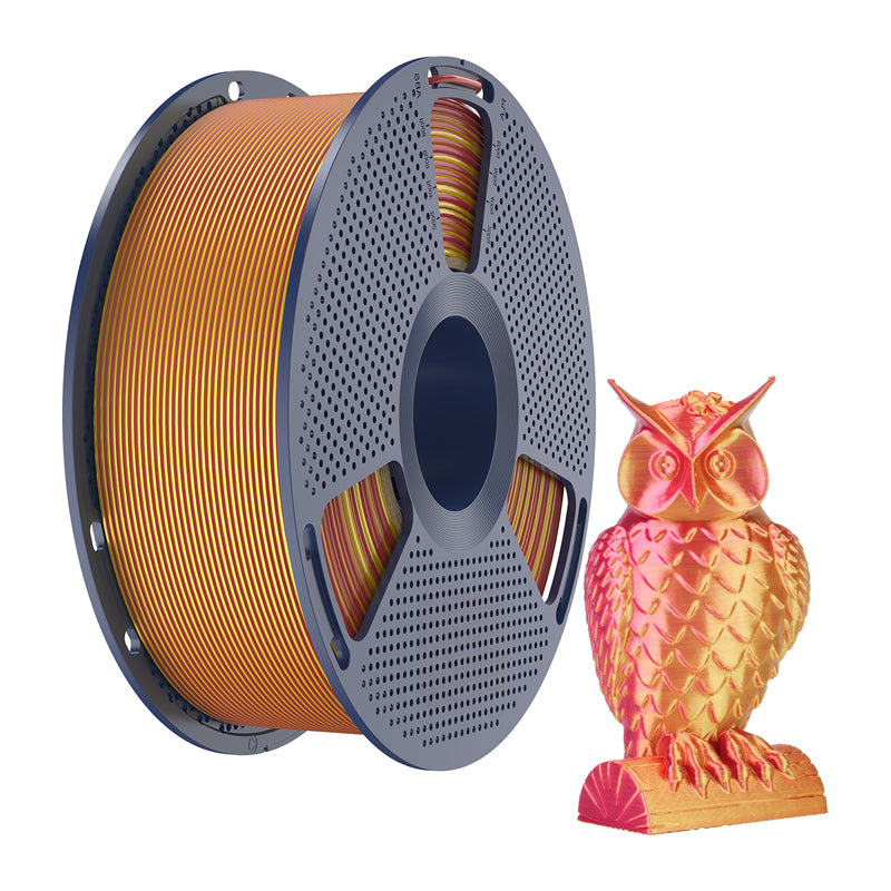 Sunlu PLA+ Silk Dual Color Filament (Red and Gold) - Image 2