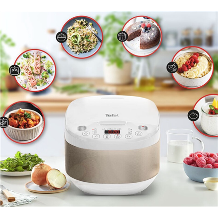 TEFAL | Multifunctional pot | RK622130 | 750 W | 4 L | Number of programs 12 | White