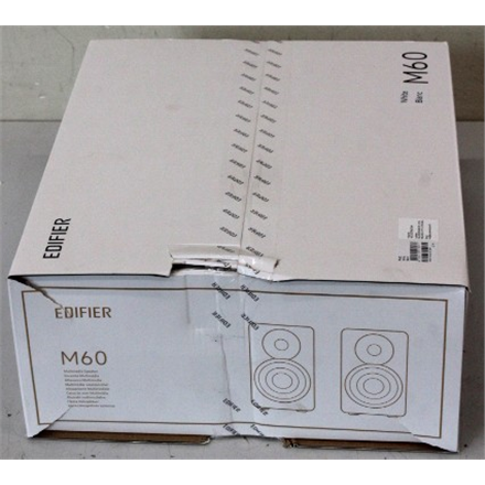 SALE OUT. Edifier M60 Compact Desktop 2.0 Speakers, White | Edifier Compact Desktop 2.0 Speakers | M60 | Warranty 24 mon