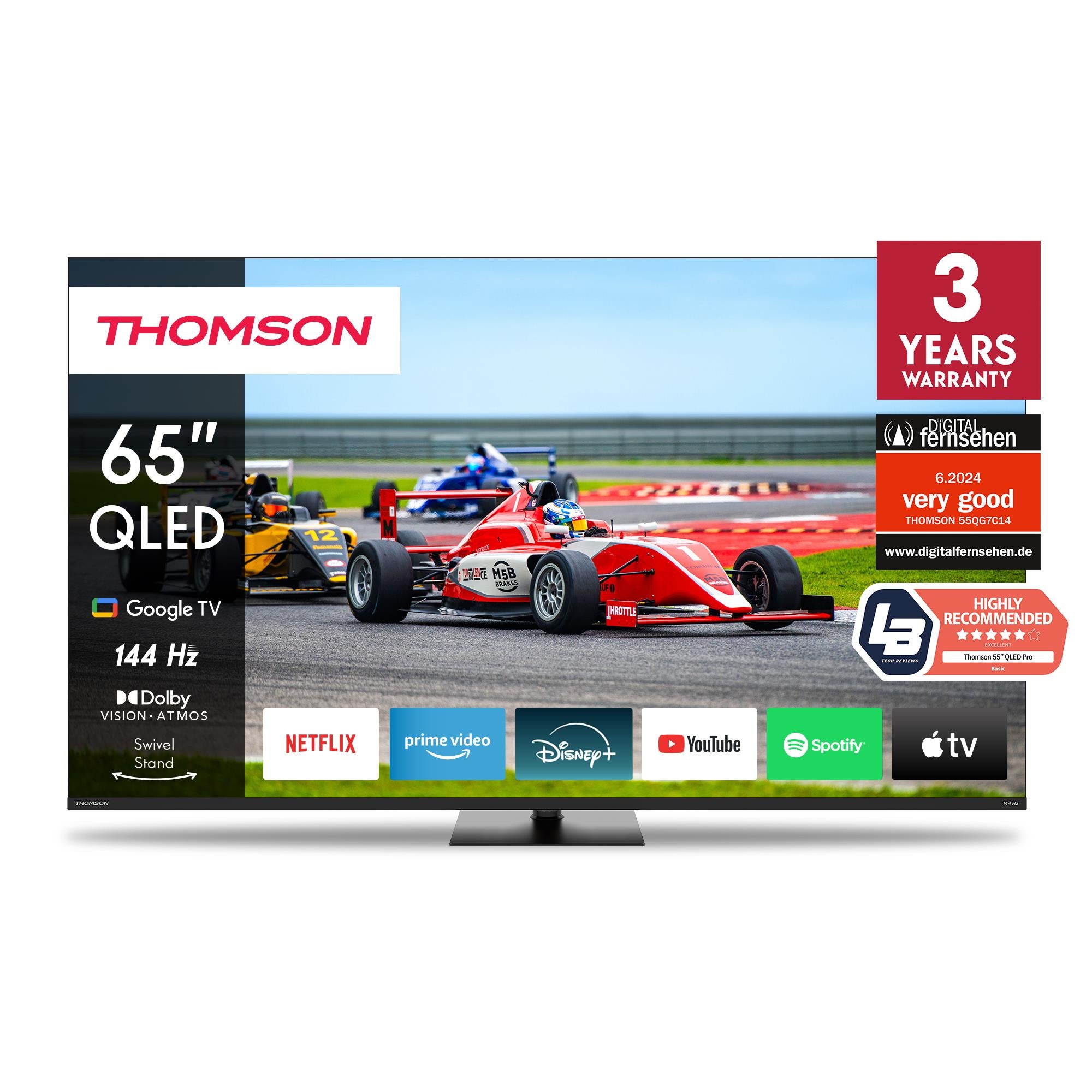 TV Set THOMSON 65 " 4K Ultra HD 3840 x 2160 pixels Flat 16:9 QLED Pro 65QG7C14