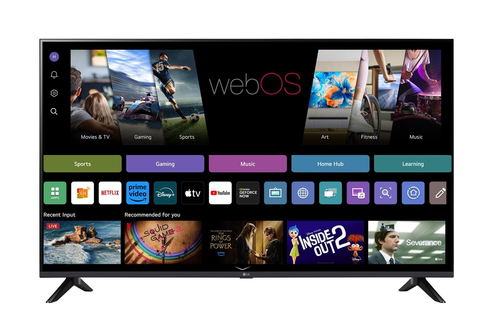 TV Set LG 65" 4K/Smart 3840x2160 webOS 65UA73003LA