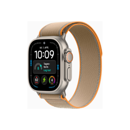 Apple Watch Ultra 4 GPS + Cellular 49mm Natural Titanium Case with Sand Trail Loop - M/L | Apple
