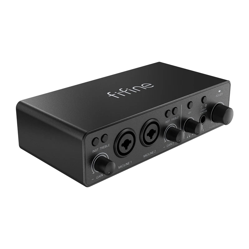 Fifine Ampli3 Audio Interface (Black) - Image 2