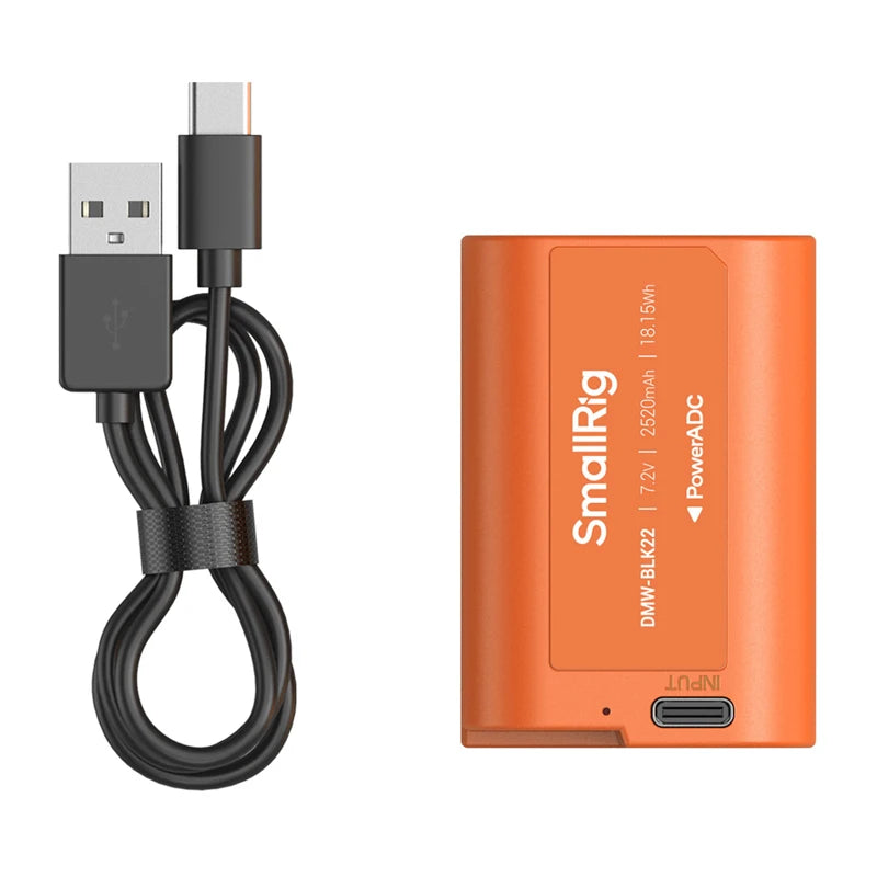 Camera battery SMALLRIG DMW-BLK22 (orange) - Image 2