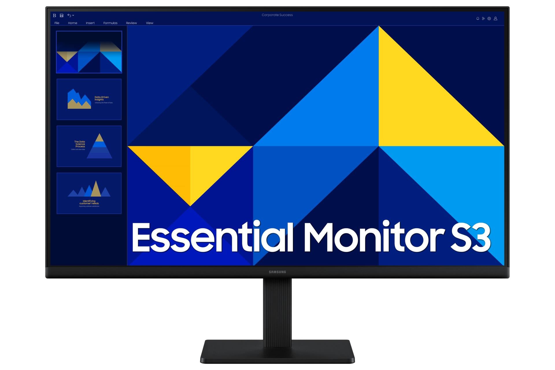 LCD Monitor SAMSUNG Essential Monitor S3 27" Panel IPS 1920x1080 16:9 100Hz 5 ms LS27D300GAUXEN