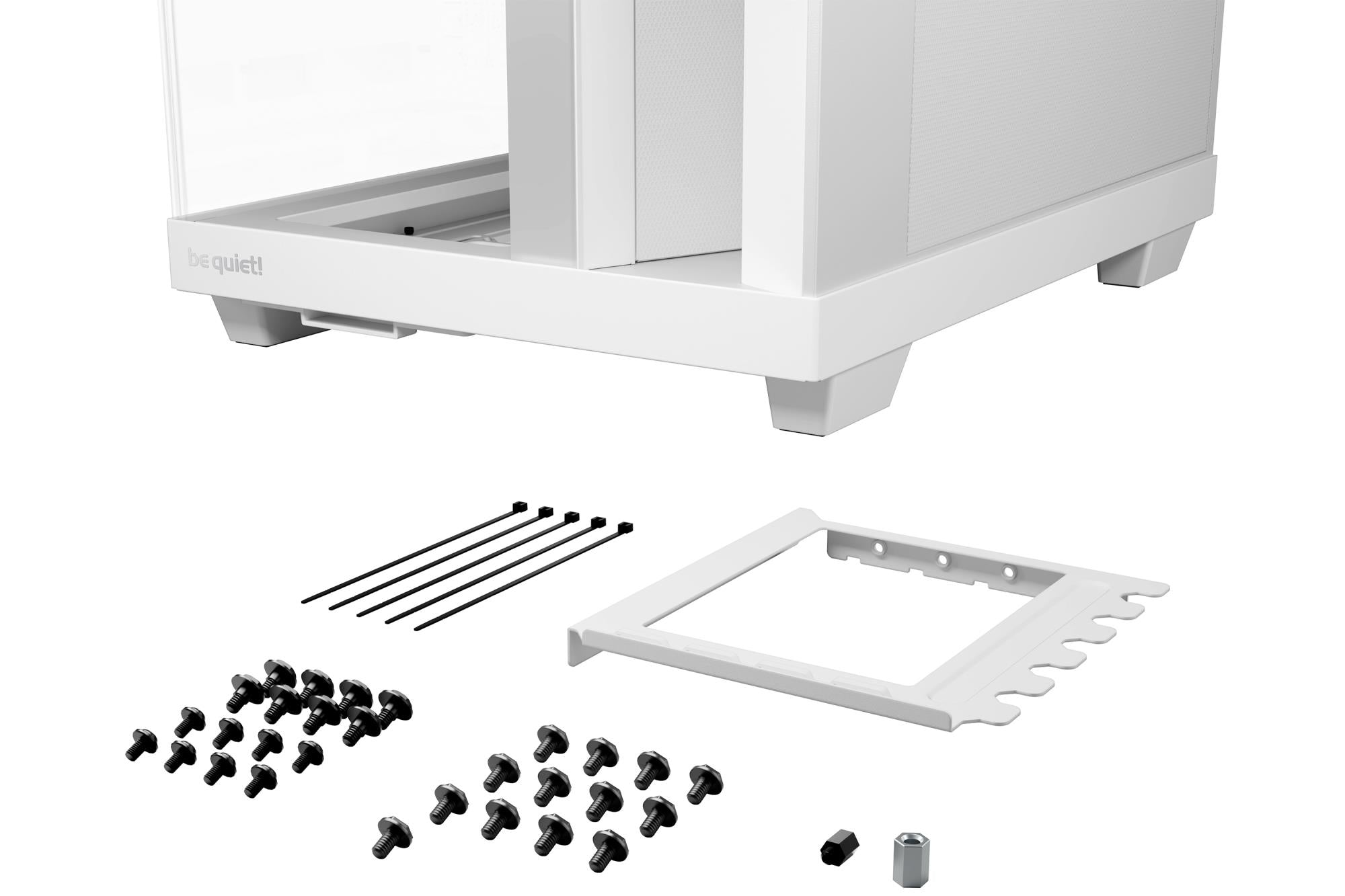 Case BE QUIET ATX/micro ATX/Mini-ITX White Midi Tower PC BGW86