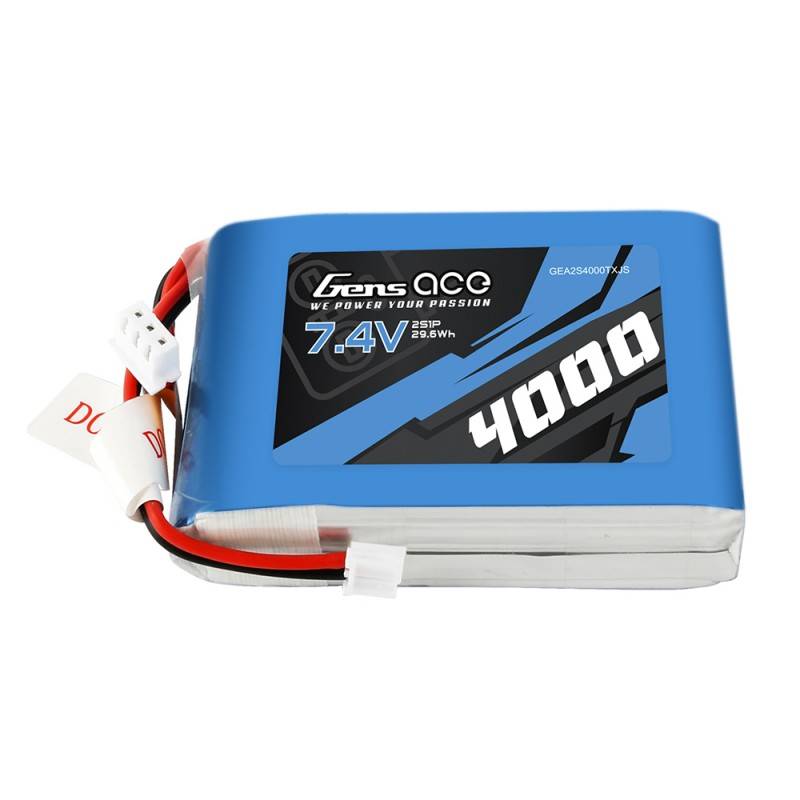 Gens Ace 4000mAh 7.4V 1C LiPo battery - Image 1