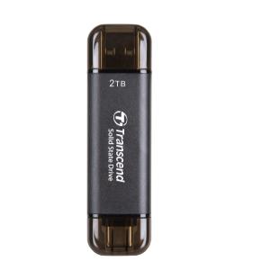 External SSD TRANSCEND ESD310C 2TB USB-C USB 3D NAND Write speed 950 MBytes/sec Read speed 1050 MBytes/sec TS2TESD310C