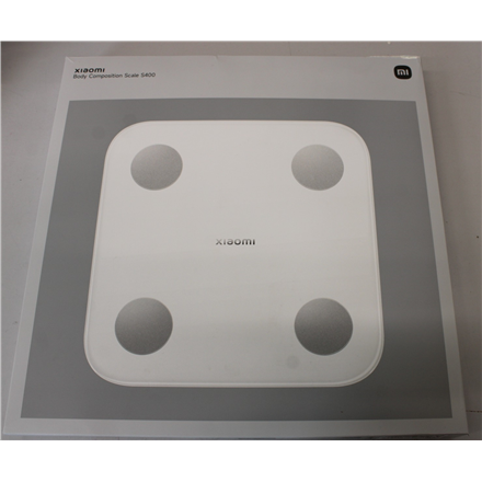 SALE OUT. Xiaomi | Body Composition Scale S400 | DAMAGED PACKAGING, USED, SCRATCHED ON BACK | Body fat analysis | Body M