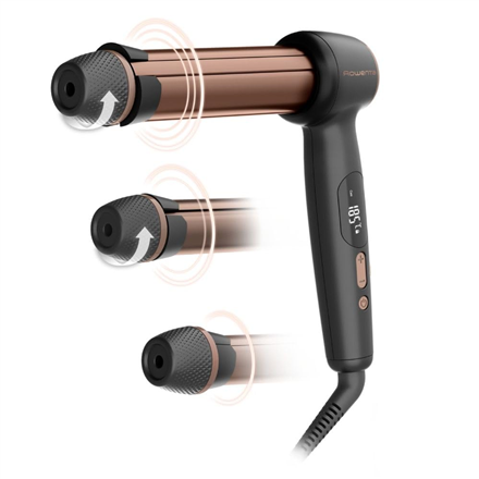 Rowenta CF4620E0 | Twist Curl Curling Iron | Ceramic heating system | Ion conditioning | Barrel diameter 27, 32. 38 mm |