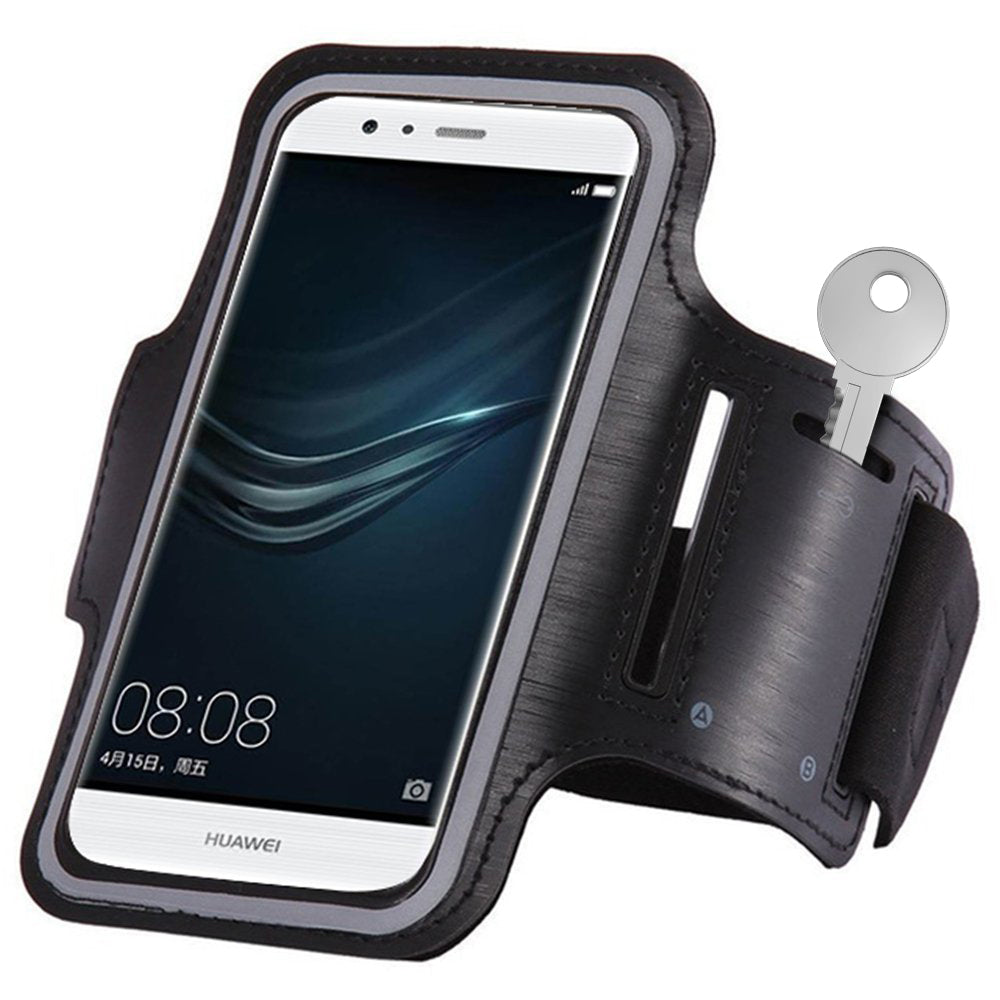 Universal Running Armband for 6" Smartphones black — Hurtel
