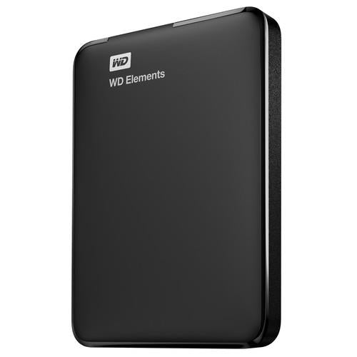 External HDD WESTERN DIGITAL Elements Portable 2TB USB 3.0 Colour Black WDBU6Y0020BBK-WESN