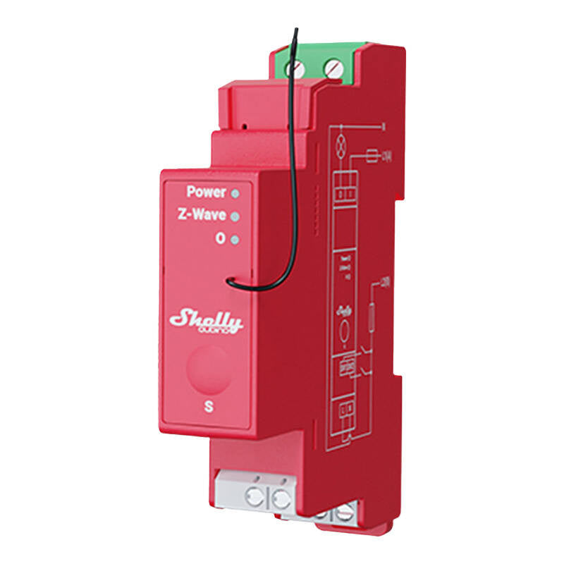 Shelly Qubino Pro 1PM DIN rail Relay, 1-channel, Z-Wave (Power measurement) - Product Image 1