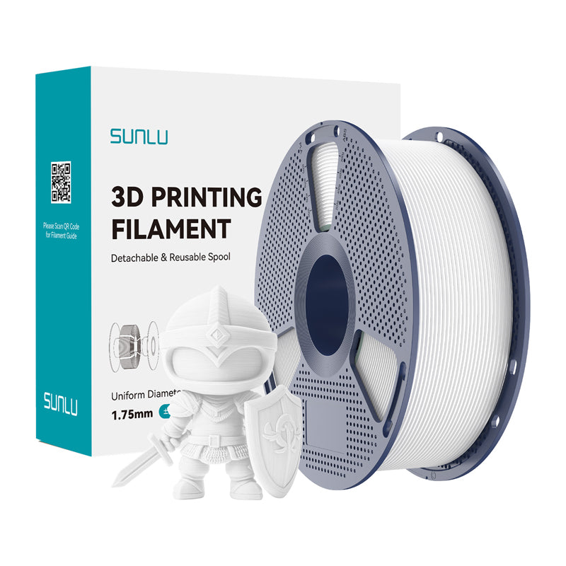 Sunlu PLA+ Filament (White) - Image 1