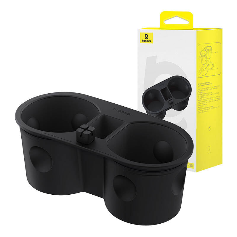 Baseus T-Space cup holder for Tesla (black) - Product Image 8