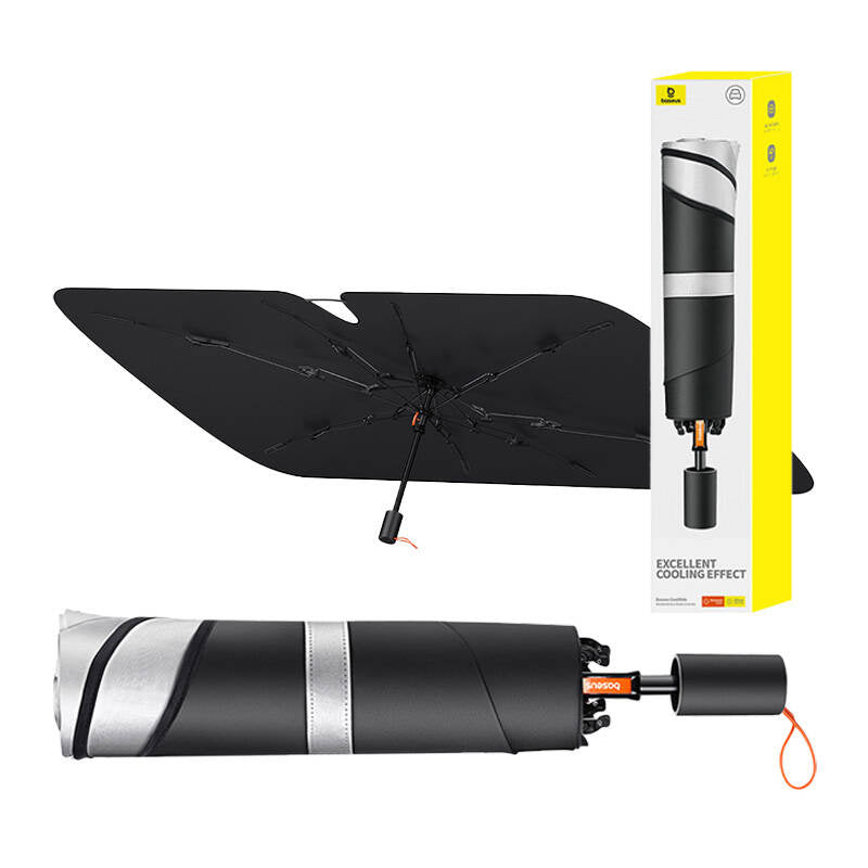 Windshield Sunshade Umbrella Baseus CoolRide (black) - Product Image 9