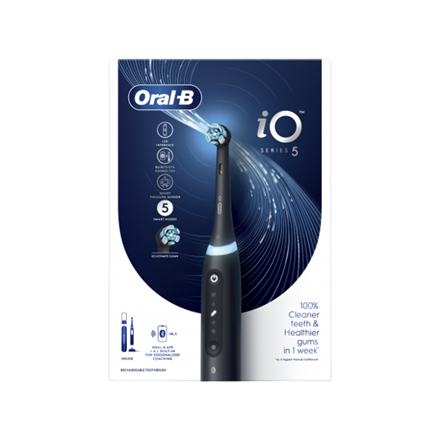 Oral-B | Electric Toothbrush | iO5 | Rechargeable | For adults | Number of brush heads included 1 | Number of teeth brus