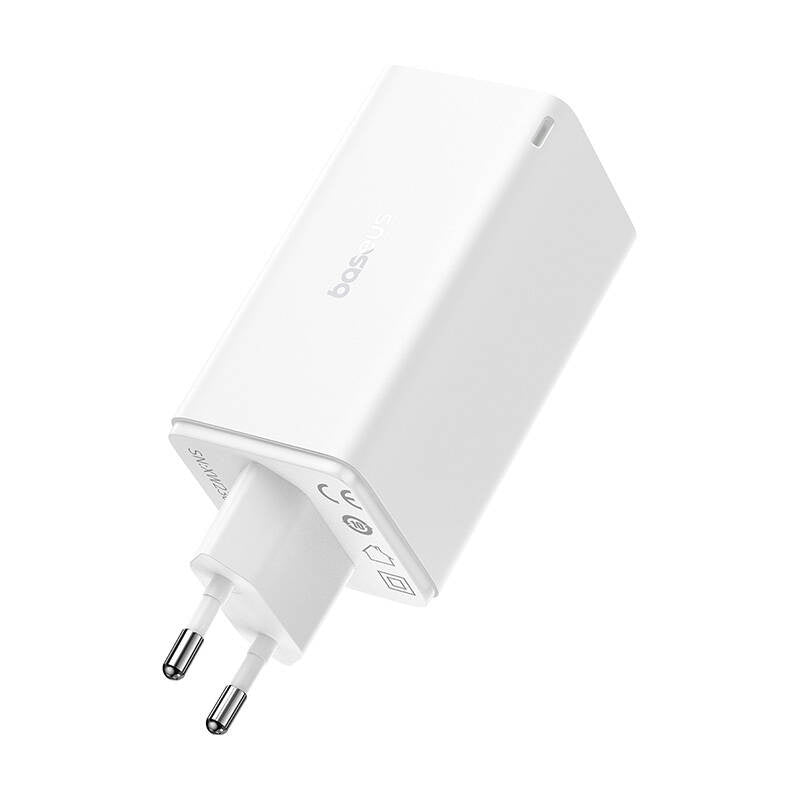 Wall charger Baseus GaN6 Pro 2xUSB-C + 2xUSB, 100W (white) - Product Image 1