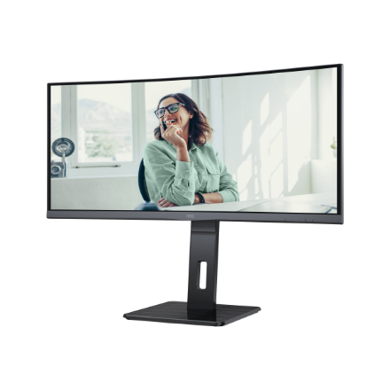 AOC | CU34P3CV | 34 " | VA | 21:9 | 100 Hz | 4 ms | 3440 x 1440 pixels | HDMI ports quantity 1