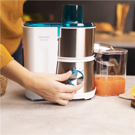 Cecotec | Orbital Juicer | Juice&Fresh 400 Titan White | Type Juicer maker | White/Silver | 400 W | Number of speeds 2 |