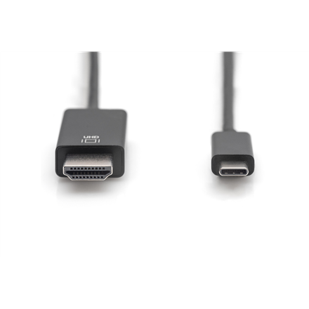 Digitus USB Type-C adapter cable, Type-C to HDMI A M/M, 2.0m, 4K/60Hz, 18GB, bl, gold | Digitus | USB Type-C adapter cab