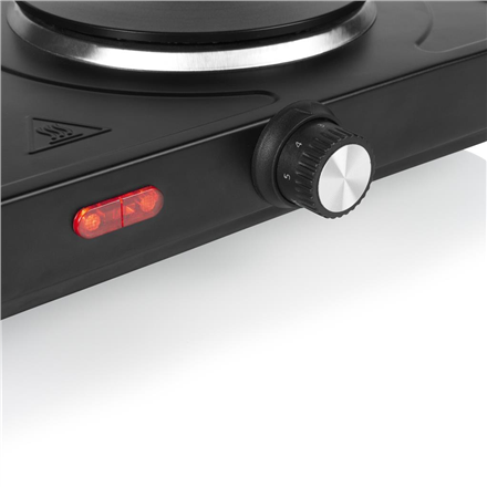 Tristar Table Hob | KP-6152 | Number of burners/cooking zones 2 | Electric | Black