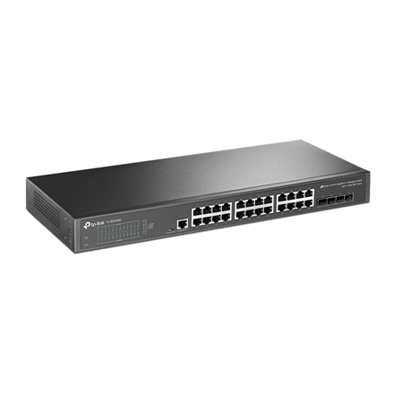 TP-LINK | 24-Port 10/100/1000Mbps Desktop Network Switch | SG3428X | Managed L2+ | Rackmountable | SFP+ ports quantity 4