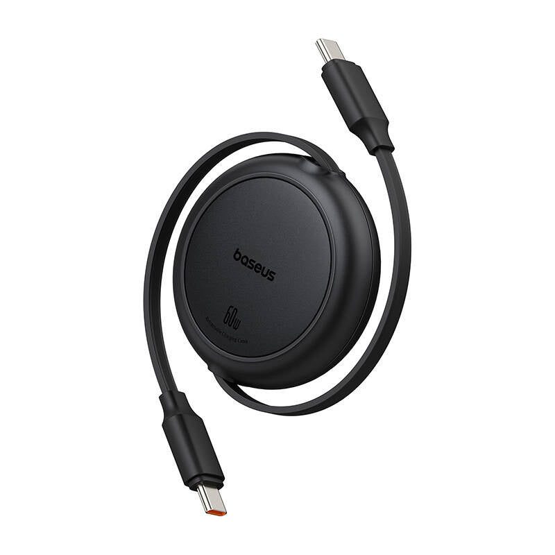 Baseus Free2Pull Mini USB-C to USB-C USB cable, 60W, 1, (black) - Product Image 1