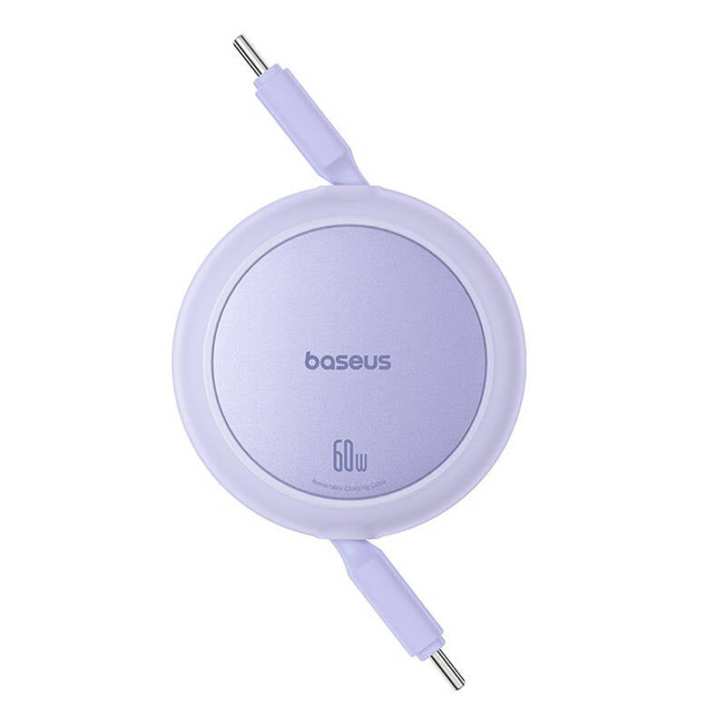 Baseus Free2Pull Mini USB-C to USB-C 60W USB cable, 1m (purple) - Product Image 2