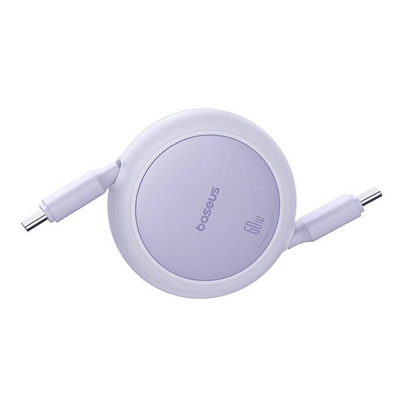 Baseus Free2Pull Mini USB-C to USB-C 60W USB cable, 1m (purple) - Product Image 3