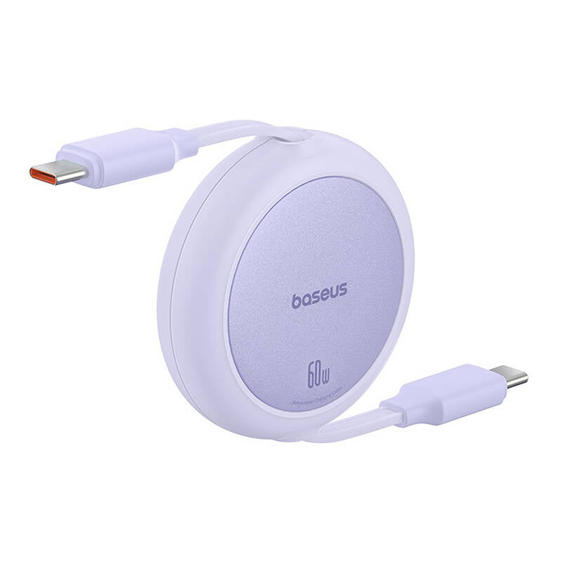 Baseus Free2Pull Mini USB-C to USB-C 60W USB cable, 1m (purple) - Product Image 5