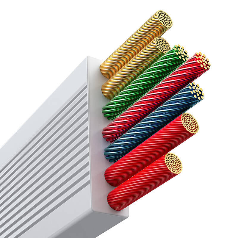 3-in-1 Baseus Free2Draw USB to M+L+C 100W cable, 1.1 m (white) - Product Image 5