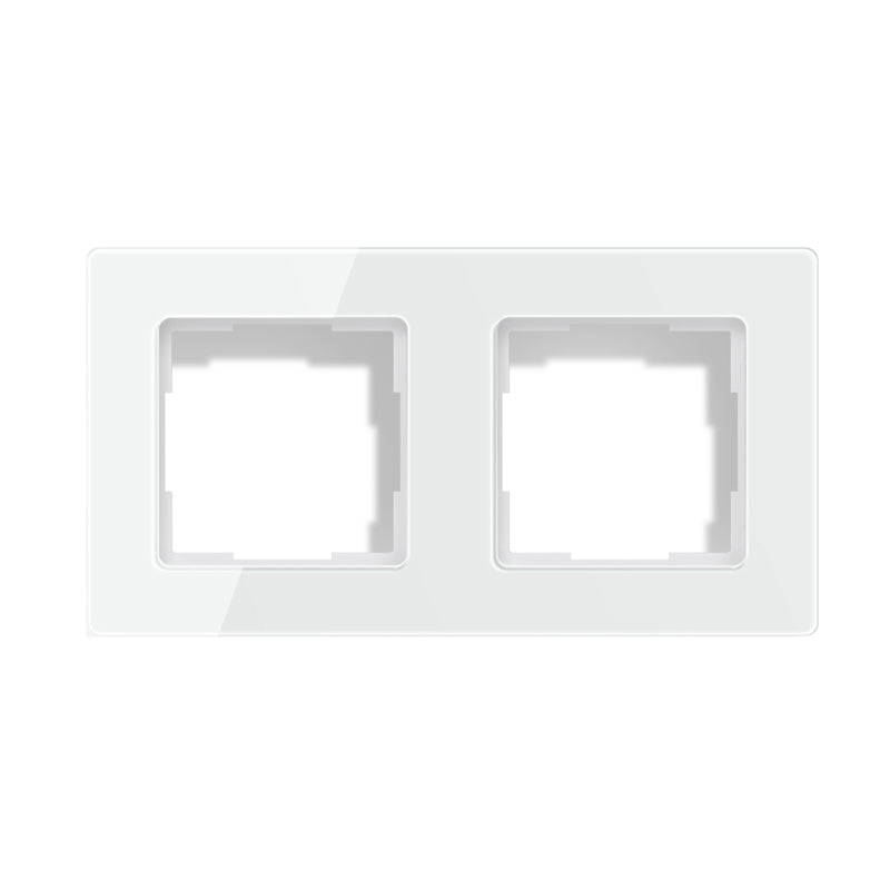 Avatto 2 Socket TS20 light switch frame (white) - Image 1