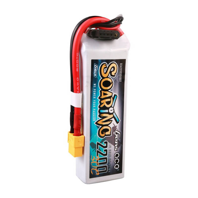 Gens ace G-Tech Soaring 2200mAh 11.1V 30C 3S1P Lipo Batte - Product Image 4